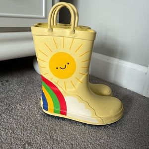 Toddler rain boot size 9